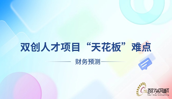 雙創人才項目“天花板”難點—財務預測