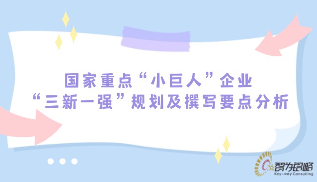 國家重點“小巨人”企業“三新一強”規劃及撰寫要點分析.jpg
