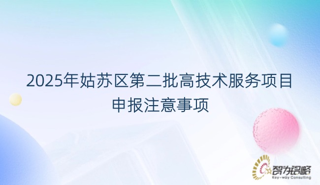 2025年姑蘇區*二批高技術服務項目咨詢注意事項.jpg